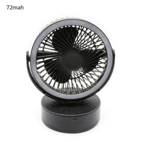 Led Rechargeable Camping Fan Light