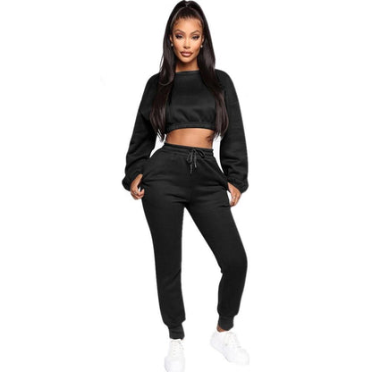 Hoodies Tops Pants Trousers Two Piece Set