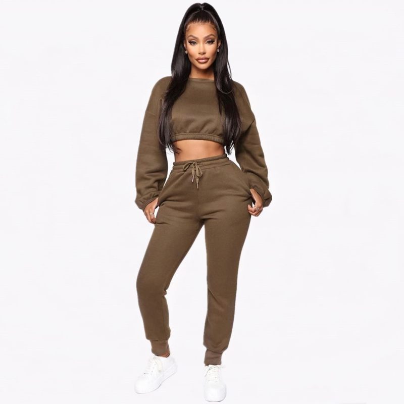 Hoodies Tops Pants Trousers Two Piece Set