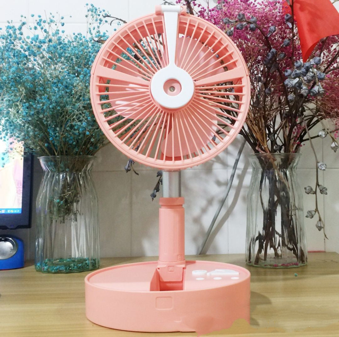 Telescopic Folding Wireless Fan Usb Portable