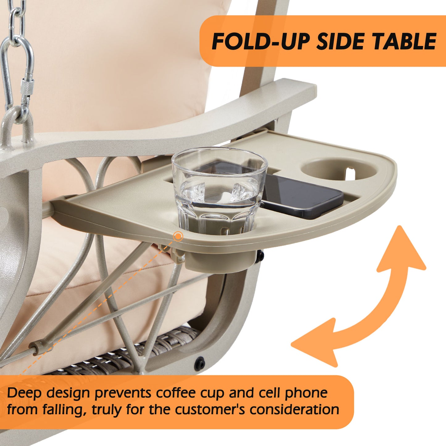 Porch Swing Basket