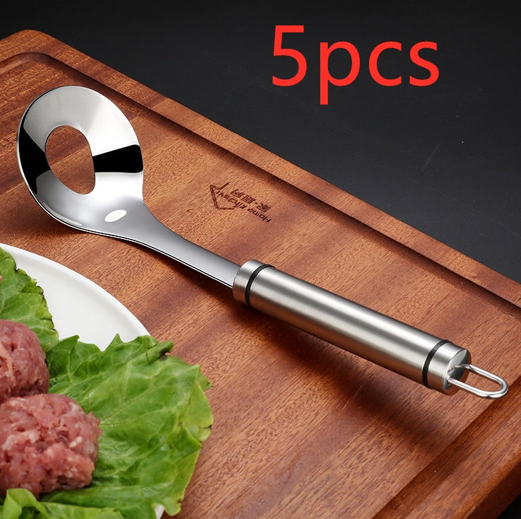 Stainless Steel Meatball Maker – Non-Stick Meatball & Melon Baller Scoop
