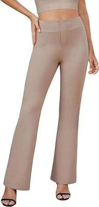 Business-casual High-waisted Stretch Trousers
