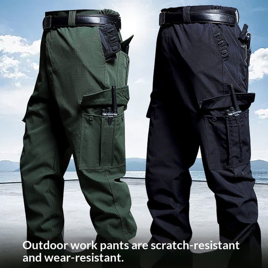 Outdoor Multi-pocket Loose-fit Durable Tactical Utility Work Pants