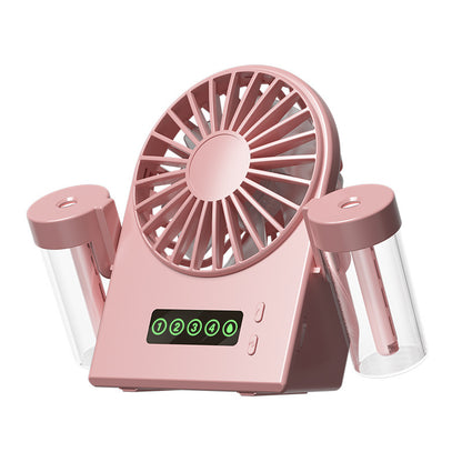Spray Humidification Portable Mini Rechargeable Handheld Fan