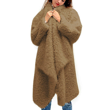 Fleece cardigan jacket