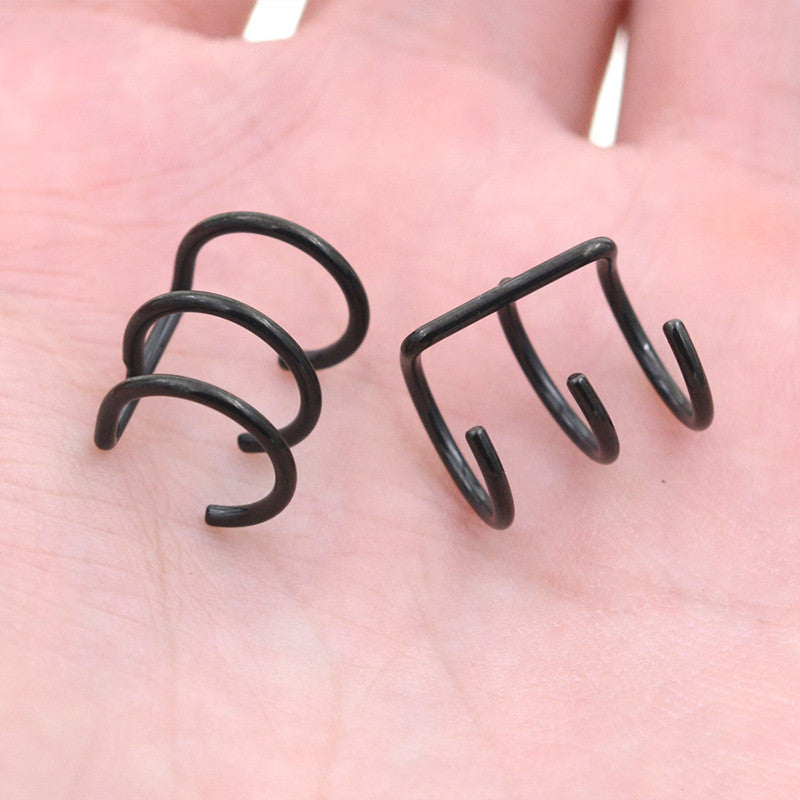 False Earrings Unperforated Earbuds Clip Style