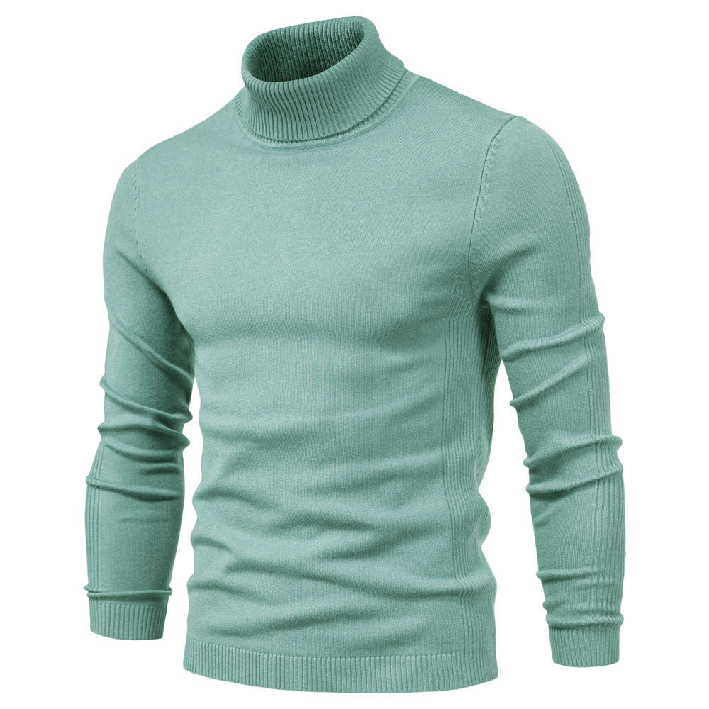 Men's Solid Color Pullover Sweater