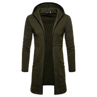 Pocket hooded cardigan