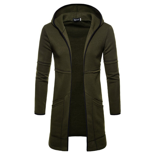 Pocket hooded cardigan