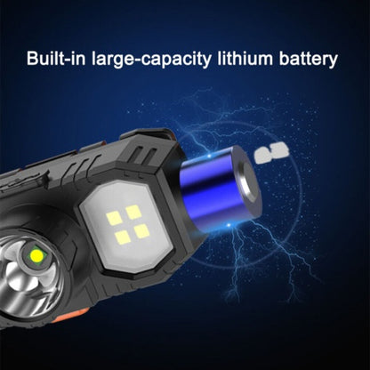 Super Bright Waterproof LED Head Torch Headlight USB Rechargeable Headlamp UK