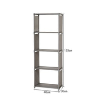 Oxford 4 Cube Bookcase 5 Tier Shelf Display Furniture Storage Unit BooK