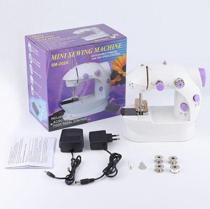 Electric Sewing Machine Portable Multifunctional Household Desktop Sewing UK