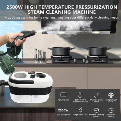 Handheld High Temp Steam Cleaner High Pressure Household Cleaning Machines 2500W
