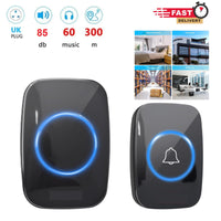 A 1-on-1 Black Doorbell