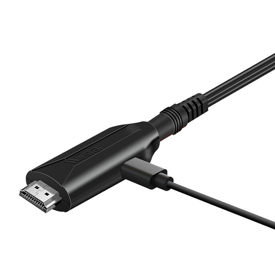 SCART To HDMI Converter Cable SCART - HDMI - OLD DVD TO HD TV -Video Adapter