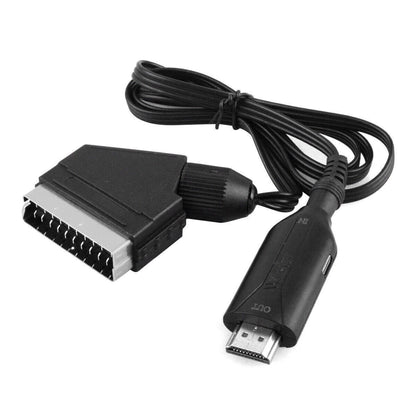 SCART To HDMI Converter Cable SCART - HDMI - OLD DVD TO HD TV -Video Adapter