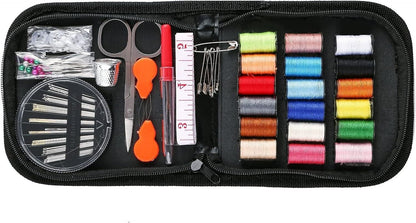 70pc Large Portable Sewing Kit Home Travel Case Needles Thread Scissors Set Box