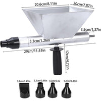 Electric Mortar Grouting Machine Cement Caulking Gun For Brick Walls Pointing UK