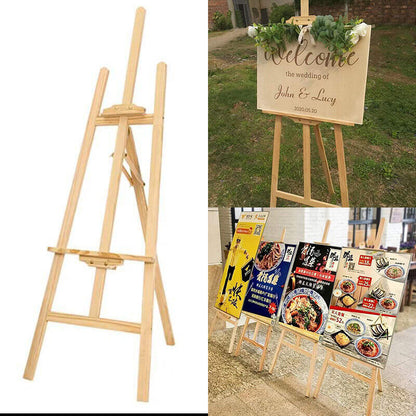 150cm Studio Wooden Easel Display Art Craft Artist Cafe Wedding Painting Stand