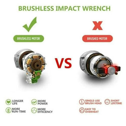 The Impact Wrench Has Two Electric And One Charging Legs