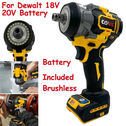 The Impact Wrench Has Two Electric And One Charging Legs