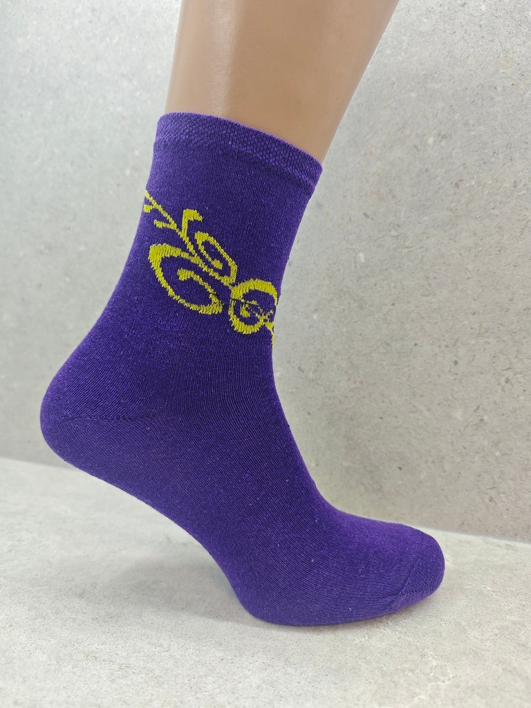 Womens Colourful Patterned Tattoo Socks Pack Of 6 12 24 Pairs