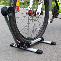 Folding BIKE STAND Portable Bicycle Floor Ground Parking Holder Storage Rack H