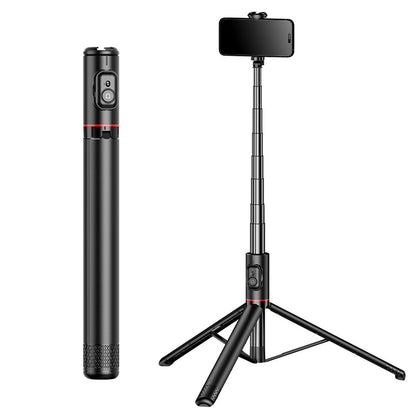 Mobile Phone Bluetooth Selfie Stick Integrated Hidden Multifunctional Tripod Stand For Live Streaming