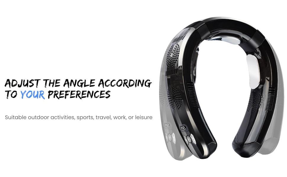 Halter Cooling Fan USB Charging Portable Leafless