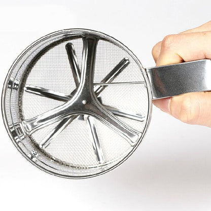 Stainless Steel Manual Cup Flour Sieve Baking Tools