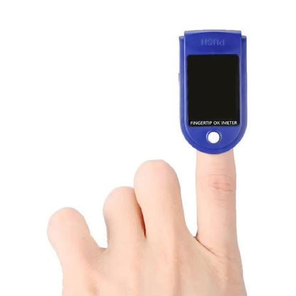 Digital Pulse Oximeter Four-color LED Finger Oximeter Heart Rate Monitor Meter