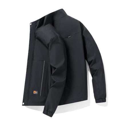 Casual Jacket With Stand Collar Autumn Style For Men