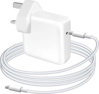 87W USB C Type C Fast Charger Power Adapter Compatible With Book Pro Uk Plug