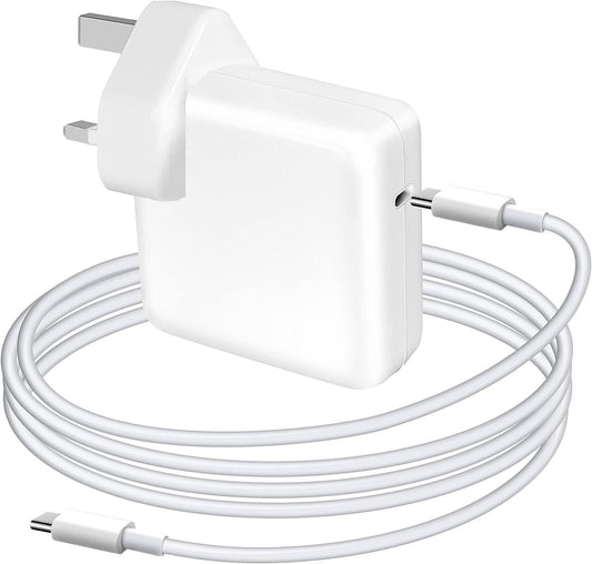 87W USB C Type C Fast Charger Power Adapter Compatible With Book Pro Uk Plug
