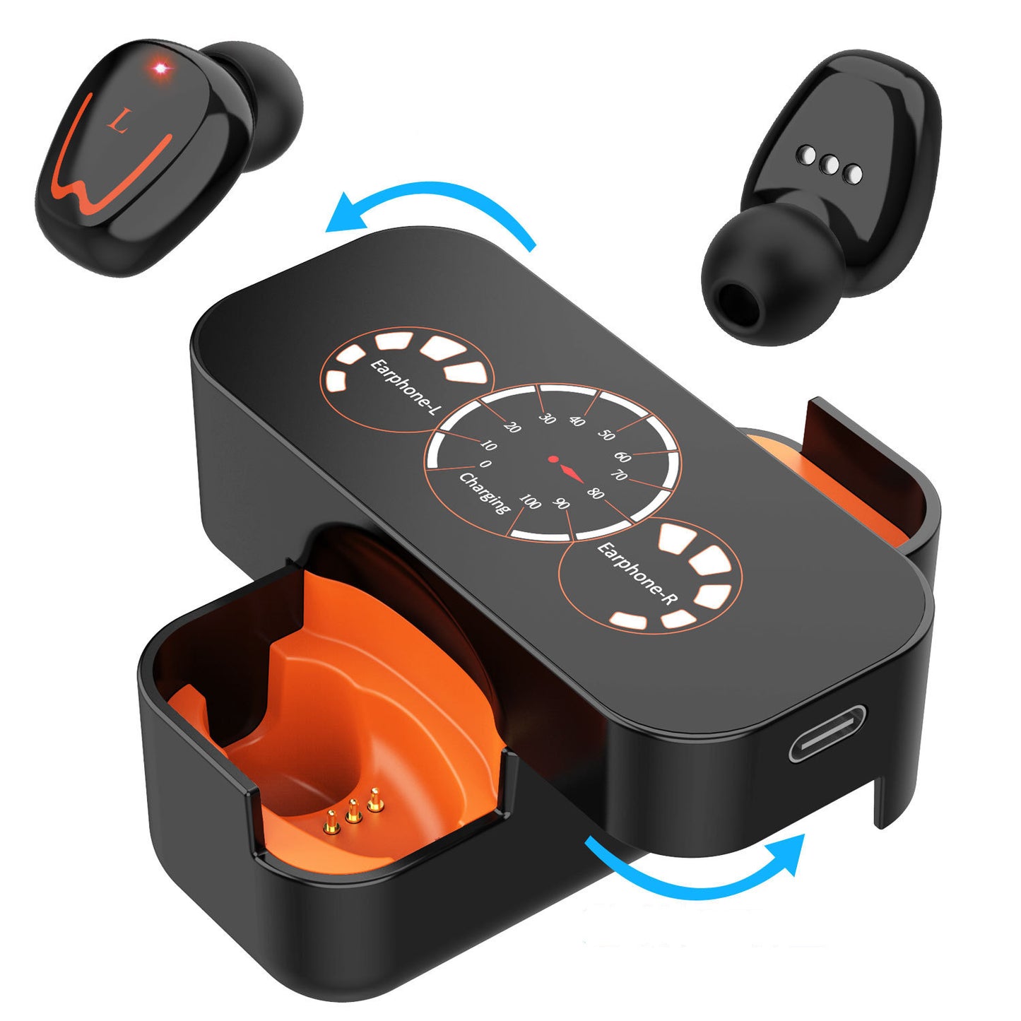 TWS innovative simple wireless bluetooth headset