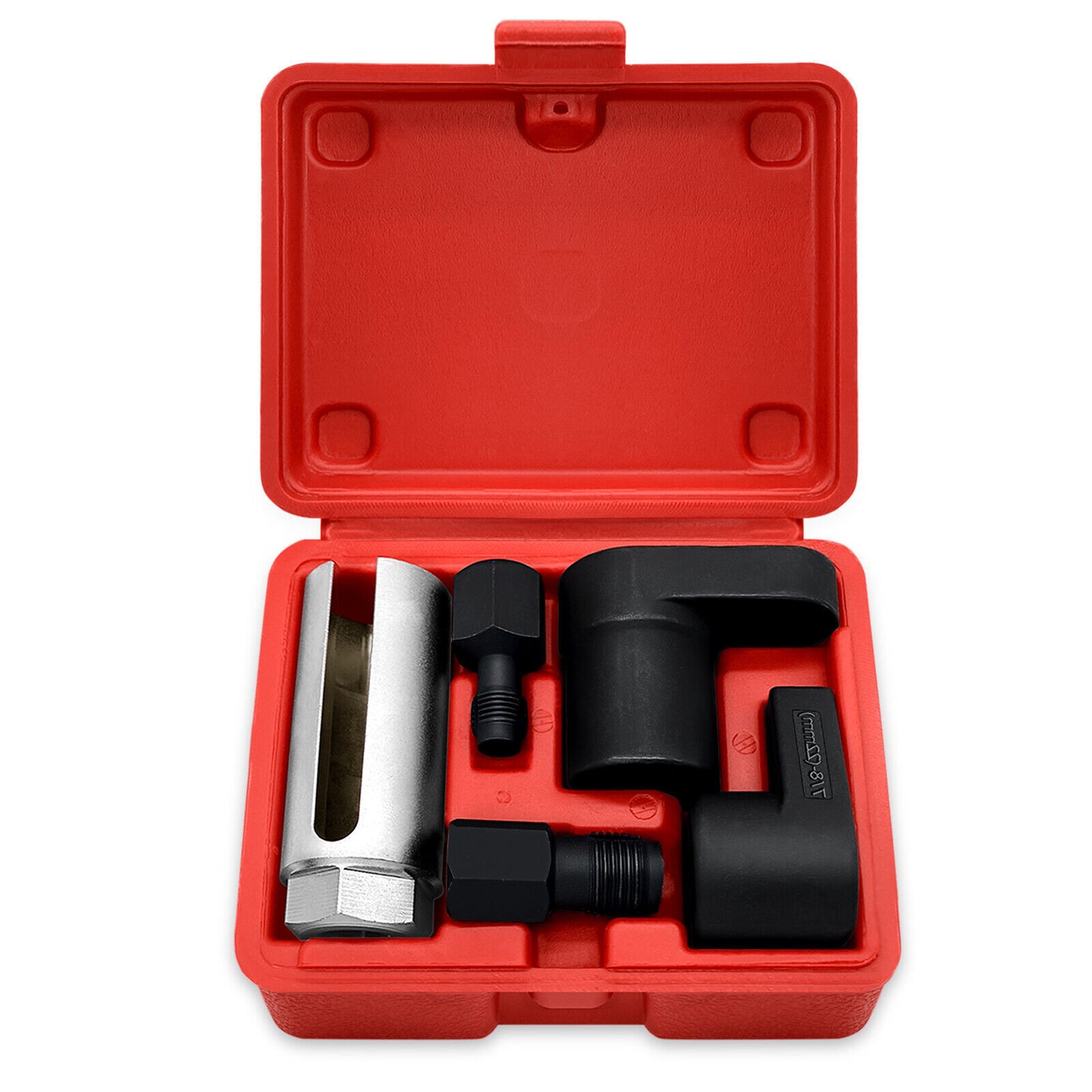 5Pcs 22mm Lambda Oxygen Sensor Socket Remove Set Kit Thread Chasers Tool W  Case