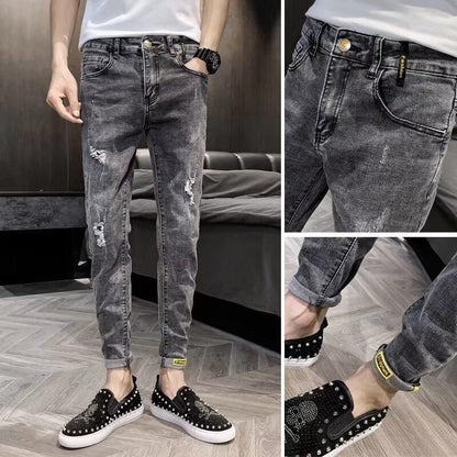 New Youth All-matching Simple High-grade Pants