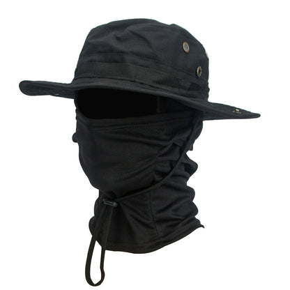 Camouflage Boonie Hat Army Summer Breathable Sun-proof Army Fans Rounded Hat