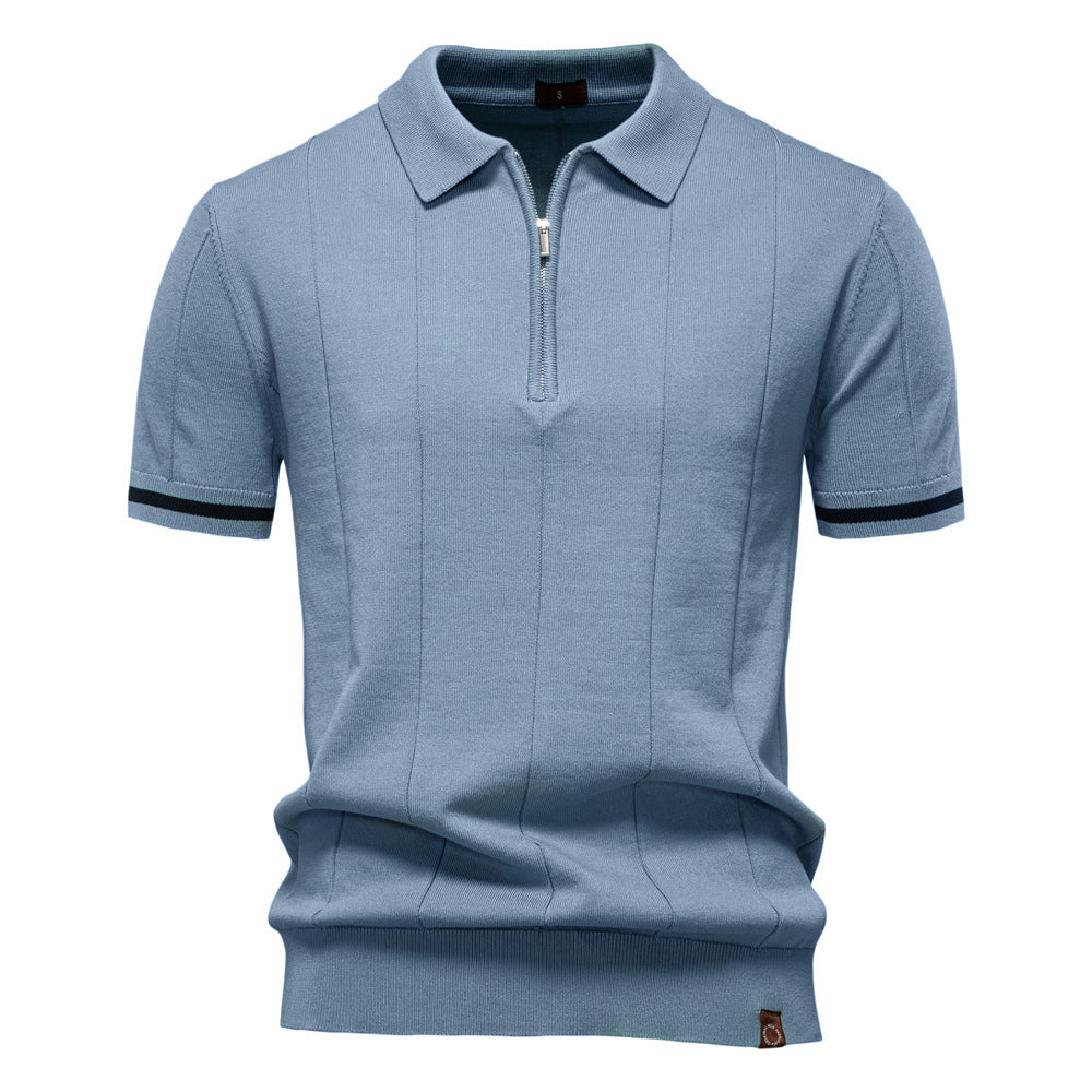 Fashion New Men's Business Casual Short Sleeve