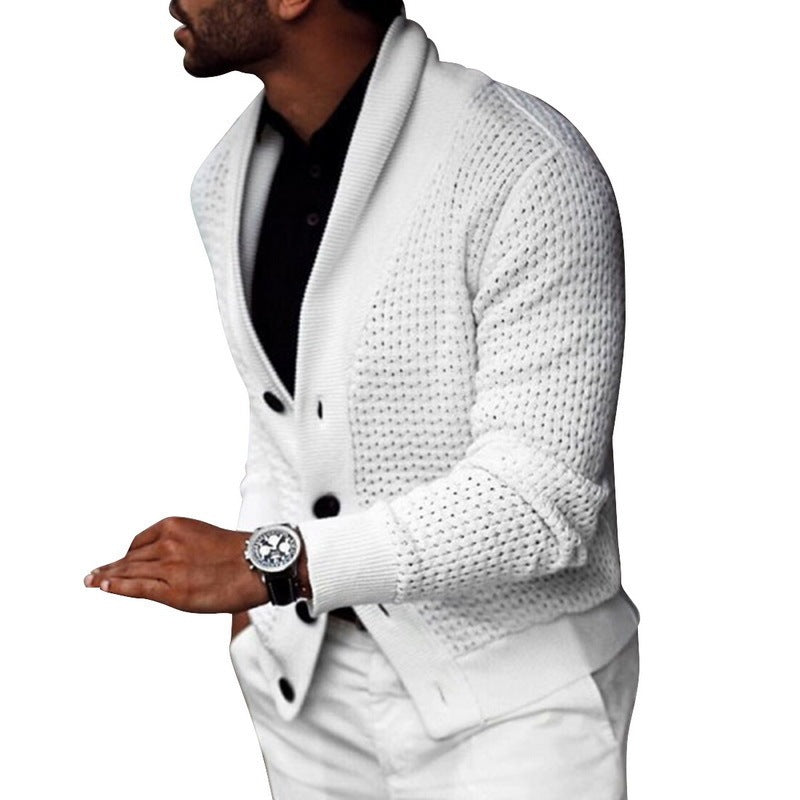 Men's cardigan sweater