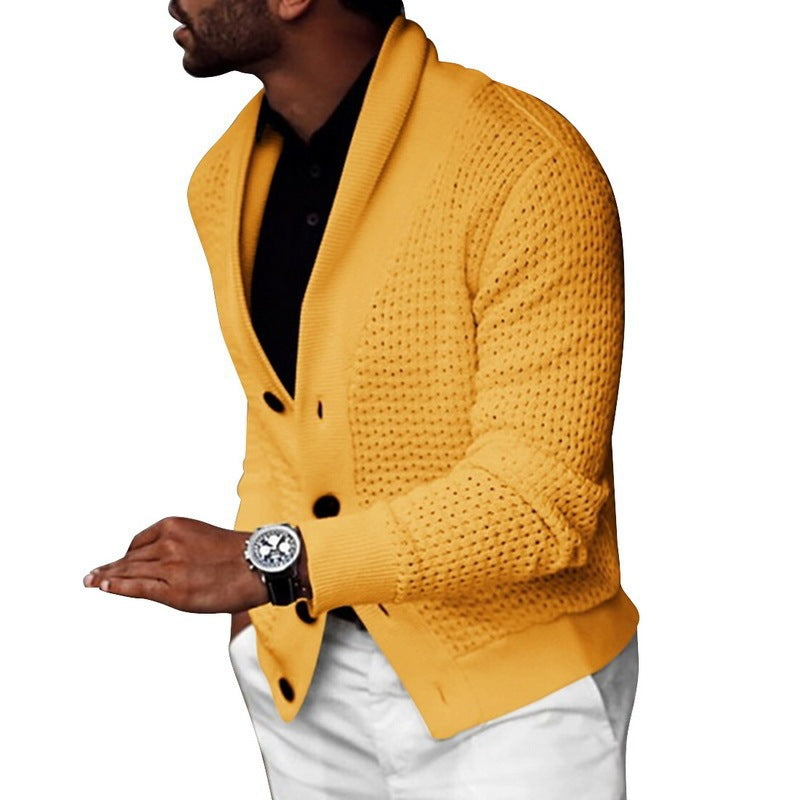 Men's cardigan sweater