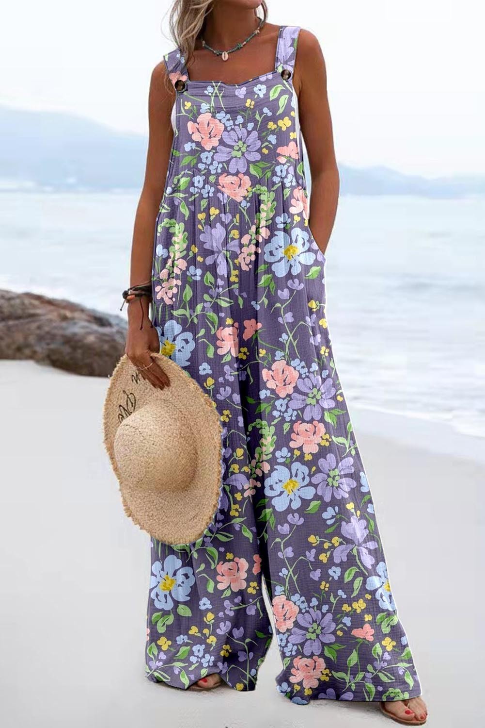 Summer New Digital Printing Romper Women's Clothing
