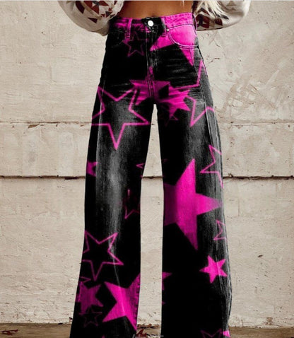 Hot Selling Plus Size Women's Casual Pants Thin Imitation Jeans