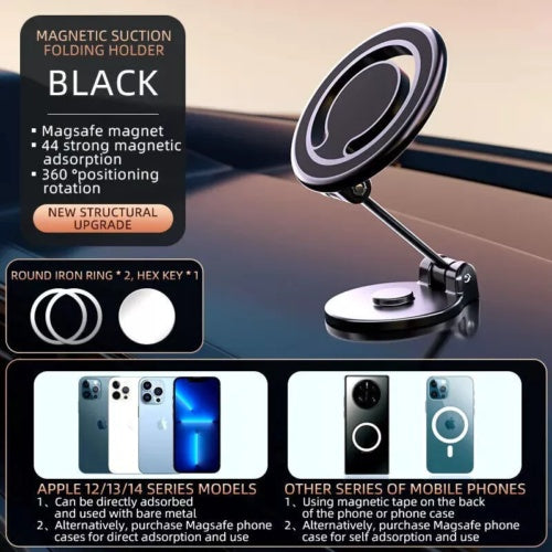 Magnetic Car Phone Holder Mount MagSafe Compatible