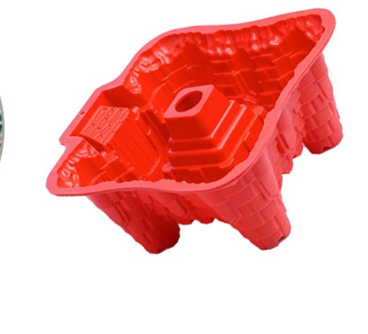 Castle cake mold house baking tray DIY baking tools