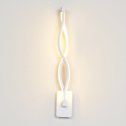 LED aluminum wave wall light