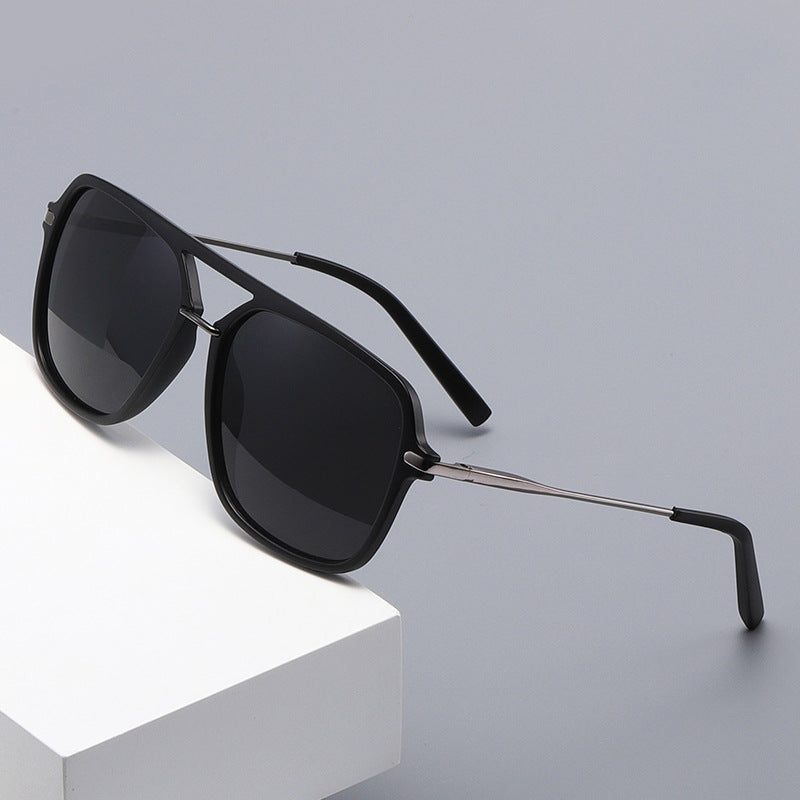Classic Dual-Beam Sunglasses Mens Fashion Sunglasses