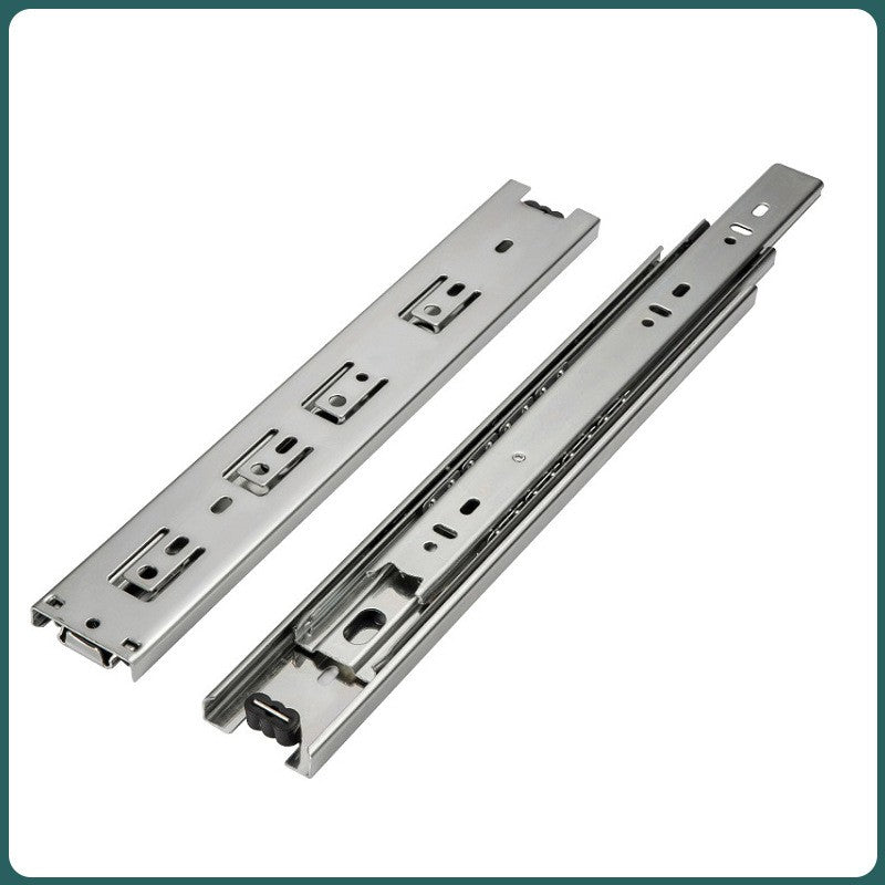 45 Wide Three Section Steel Extended Drawer Ball Slide