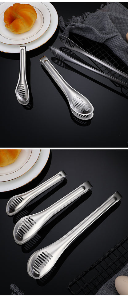 Stainless Steel Food Clamp Barbecue Tools Steak Tong Baking Bread Clip Thickened Clip
